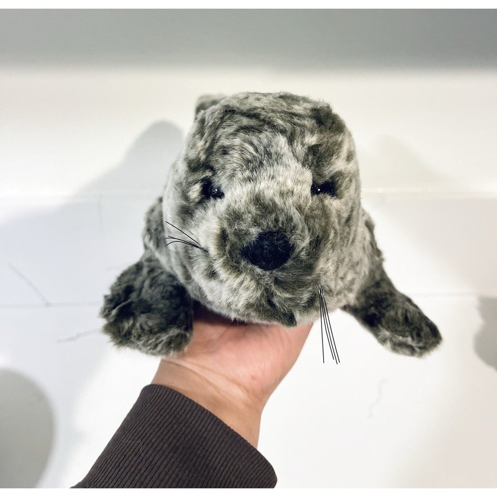 SPECKLES Plush SEAL‎ Douglas Cuddle Toys Stuffed Animal 12" Gray